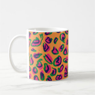 Mug Poster de animal léopard d'aquarelle