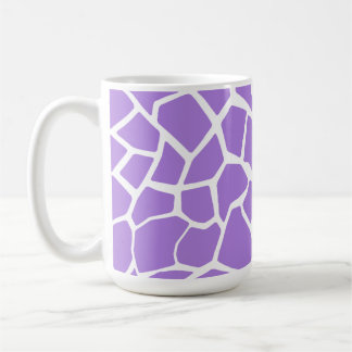 Mug Poster de animal pourpre de girafe d'améthyste