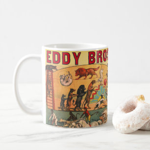 Mug Poster de cirque vintage Eddy Brothers
