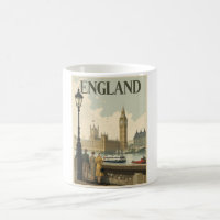 Poster de voyage vintage Angleterre - Retro Londre