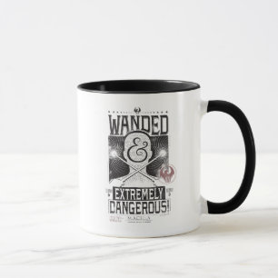 Mug Poster Recherché déambulé et extrêmement dangereux