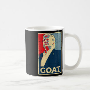 Mug Poster Trump 2024 de la chèvre de Trump - Uni, Bl