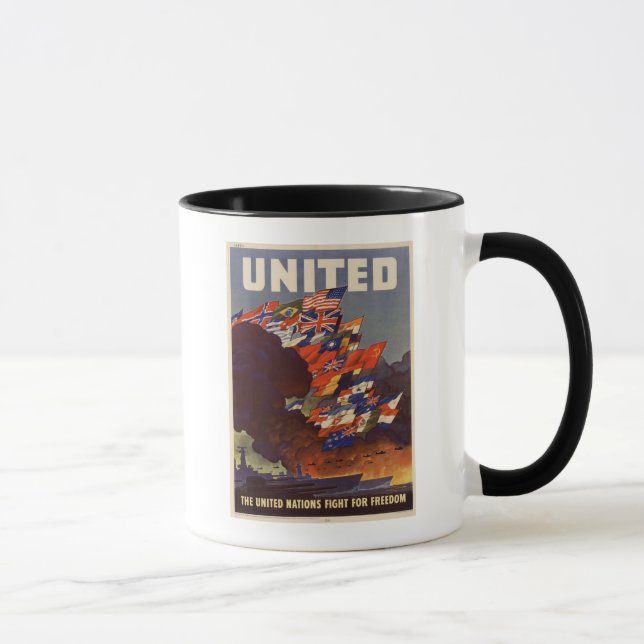 Mug Poster vintage 2ème guerre mondiale (Droite)