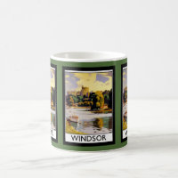 Poster Vintage voyage du château de Windsor