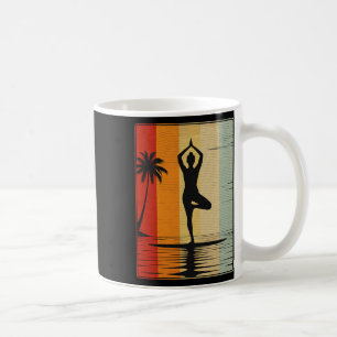 Mug Postures de yoga sur un standup paddle board Yoga