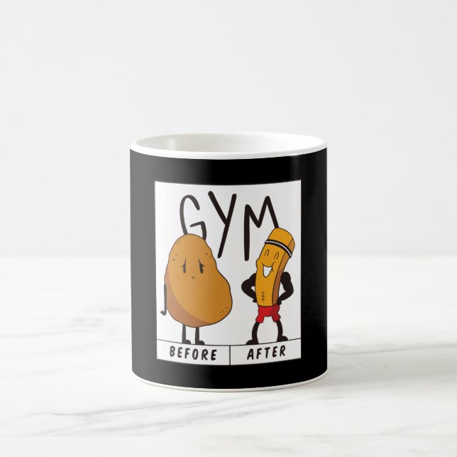 Mug Potato gym Meilleur cadeau (Centre)