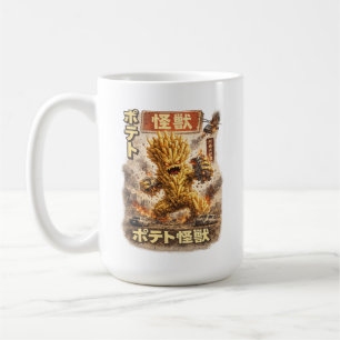 Mug Potato Kaiju – Affiche de monstre japonais rétro