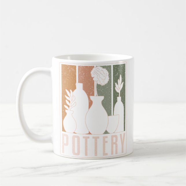 Mug Poterie Céramique Terre Cuite Fabrication de Poter (Gauche)