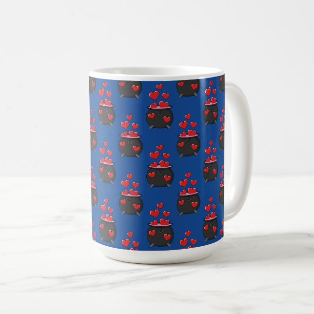 Mug Potion d'amour des coeurs (Devant droit)