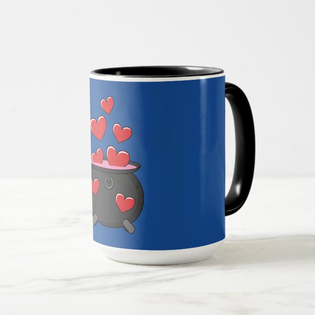 Mug Potion d'amour des coeurs (Devant droit)
