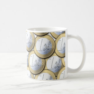 Mug Poubelle Euro Pièces - choisir style & couleur