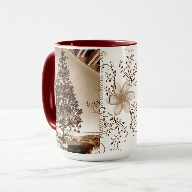 Mug Poubelles de Noël (Devant gauche)