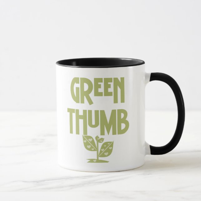 Mug Pouce verte (Droite)