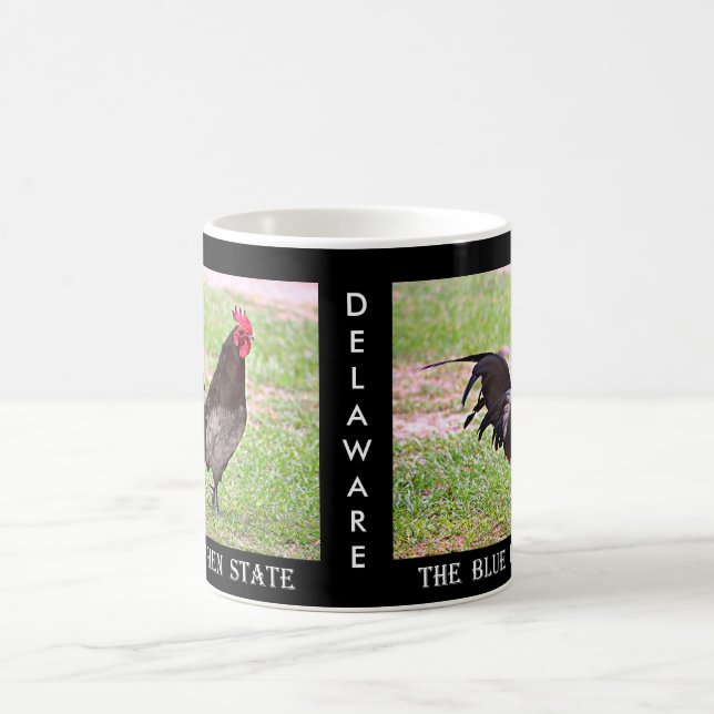 Mug Poule bleue du Delaware (coq) (Centre)