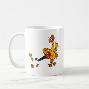 Mug Poulet en caoutchouc mignon utilisant le