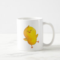 Poulet jaune mignon