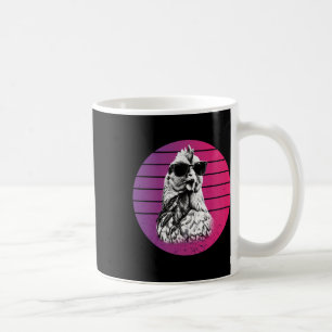Mug Poulet Sungles Croquis Cool Plumes Humour Animal 