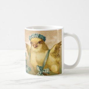 Mug Poulet vintage avec chariot d'oeufs de Pâques