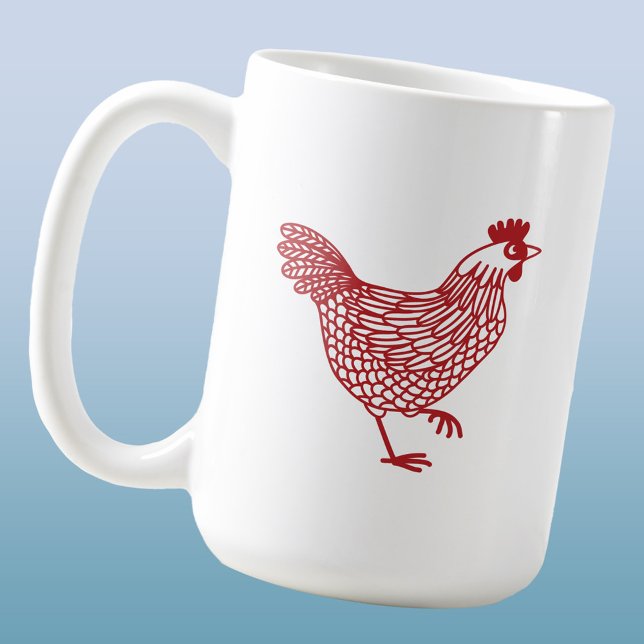 Mug Poulets (Chicken hen poultry coffee mug)