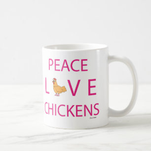 Mug Poulets d'amour de paix