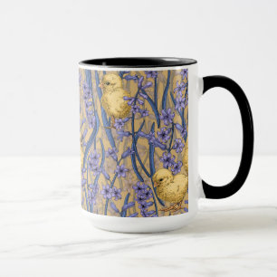 Mug Poulets et hyacinthes jaunes