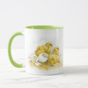 Mug Poulets vintages pour bébés