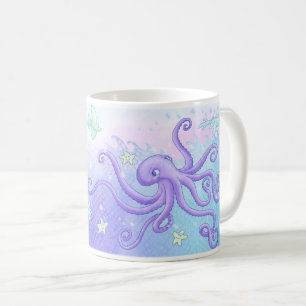 Mug Poulpe et amis (cheveux foncés)