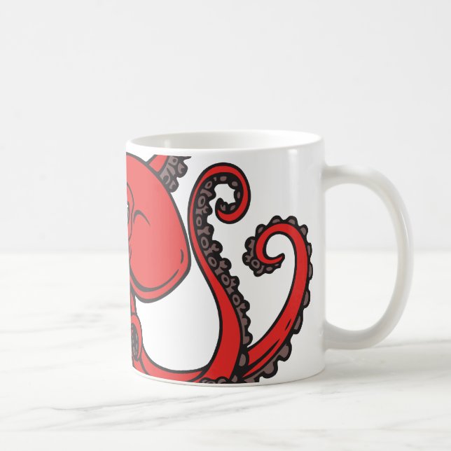 Mug Poulpe rouge (Droite)