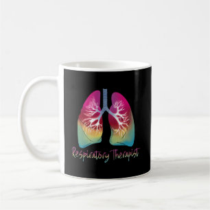Mug Poumons colorés du thérapeute respiratoire