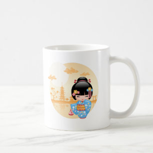Mug Poupée de Maiko Kokeshi - fille de geisha