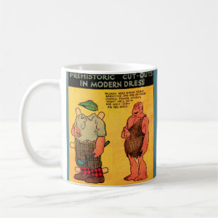 Mug Poupée de papier bande dessinée des années 1930 Wu
