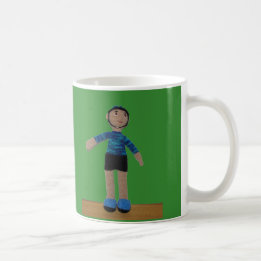 Mug - Poupée d'embarquement de patinage avec casqu