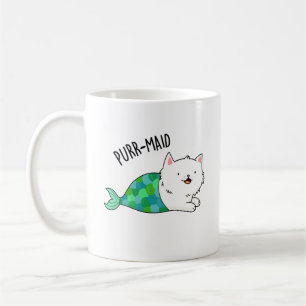 Mug Poupée Maid Funny Kitty Chat Sirène Pun