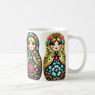 Mug Poupée russe - 4 poupées de nidification