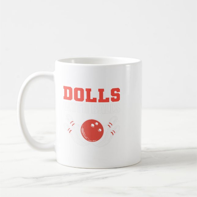 Mug Poupées avec des boules Personne talentueuse (Gauche)