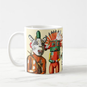 Mug Poupées de Kachina de la tribu de Natif américai