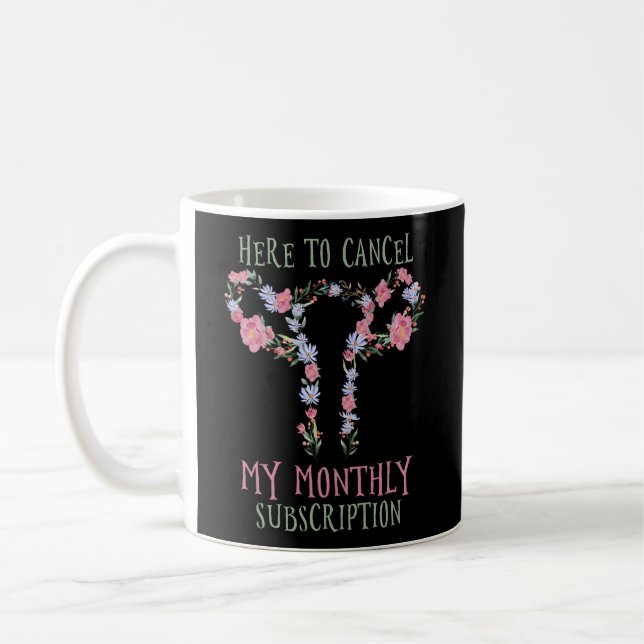Mug Pour Annuler Mon Abonnement Mensuel (Gauche)