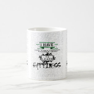 Mug Pour apprendre le BONHEUR, les leçons de la vie ci