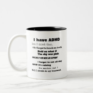 Mug pour ceux qui ont de l'adhd