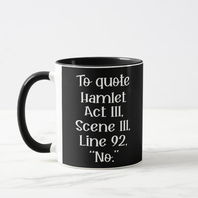 Mug Pour Citer le hameçon (Gauche)