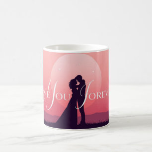 Mug pour couple romantique “Je t'aime pour toujo