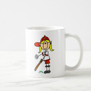 Mug pour joueuse de softball fille