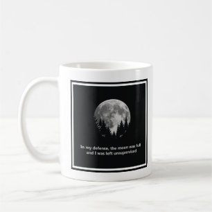 Mug Pour ma défense, la lune était pleine