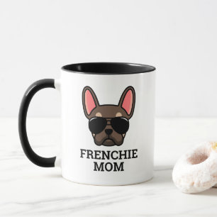 Mug pour maman de chien Bouledogue Français Brun T
