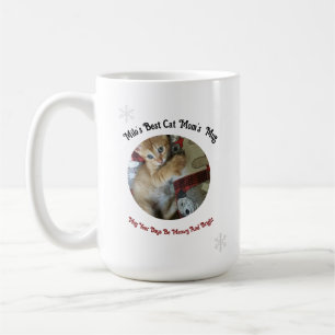 Mug Pour Noël, Meowy et Bright, Photo de chat,