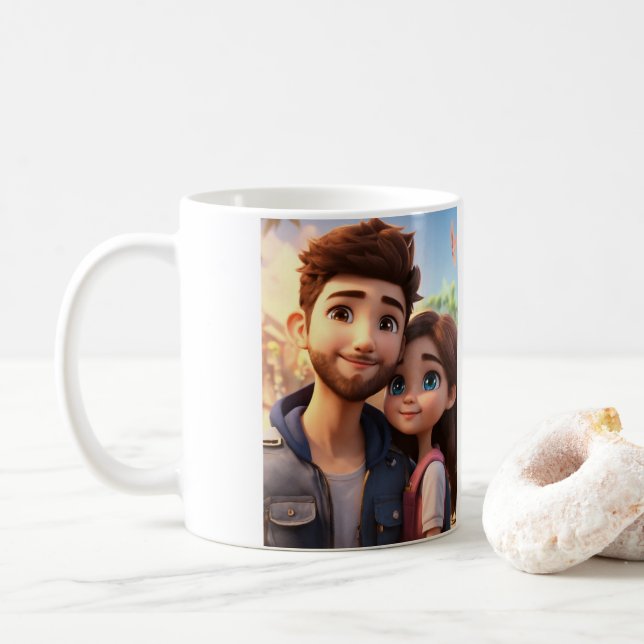 Mug "Pour Toujours à Tes Côtés" (Avec donut)