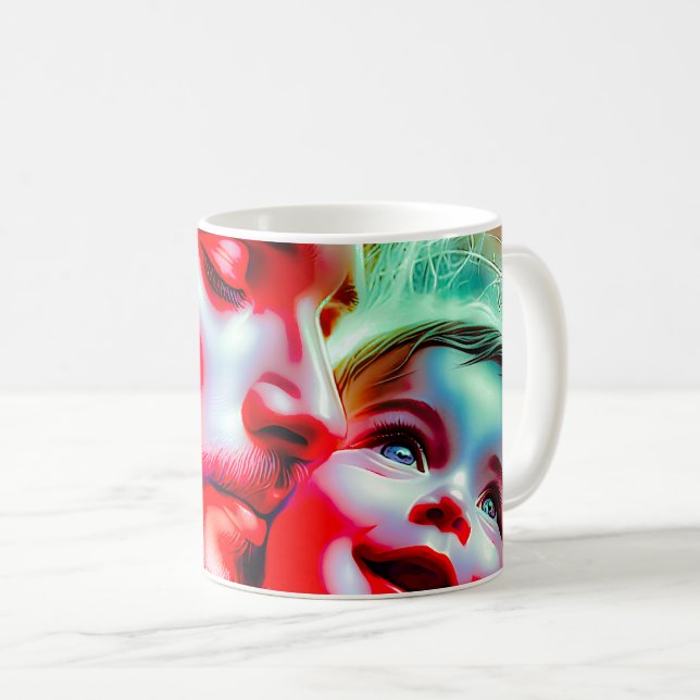 Mug Pour toujours Père Uni Baby (Devant droit)