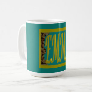 MUG POUR UNE FILLE APPELÉE EMMA MARINE BLEU PEBBLES