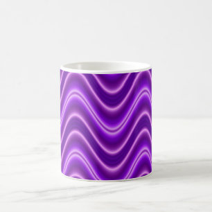Mug pourpre de vague