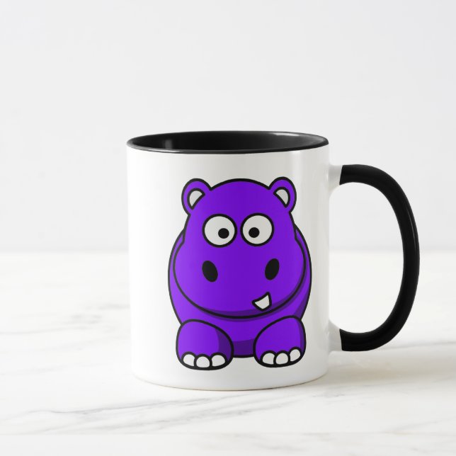 Mug Pourpre d'hippopotame (Droite)